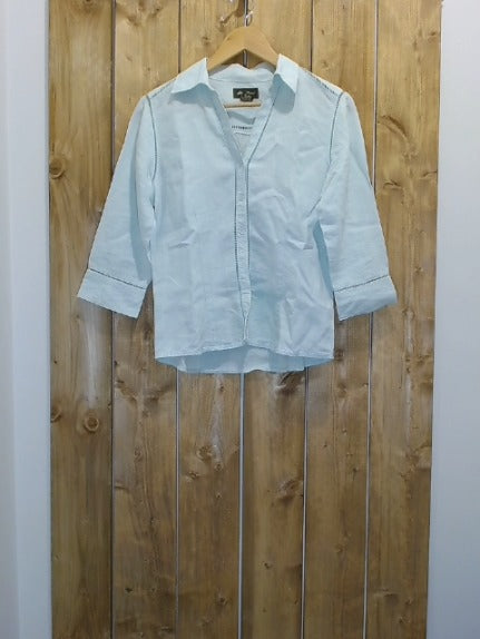 Pale Blue Eddie Bauer Adult Women Top, Small