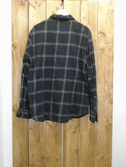 Green and Black Check Tentree Adult Men Top, XL