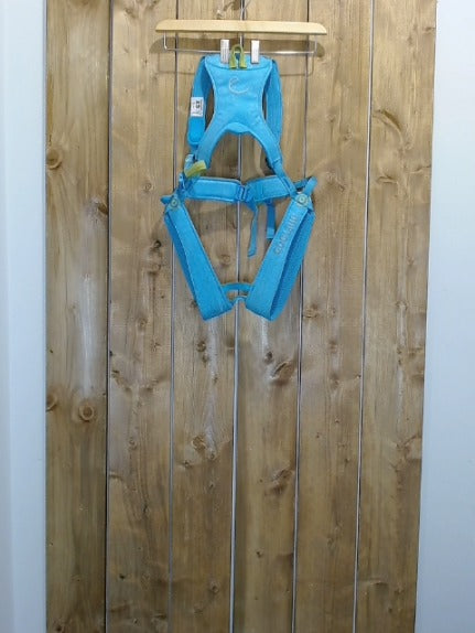 Blue and Green Edelrid Gear, XSmall