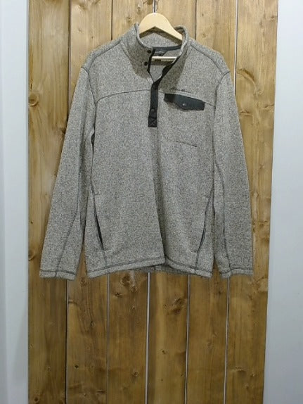 Brown and Cream Eddie Bauer Adult Men Top, Large