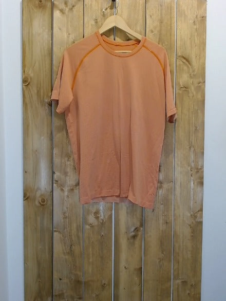Peachy orange Lululemon Adult Men Top, Medium