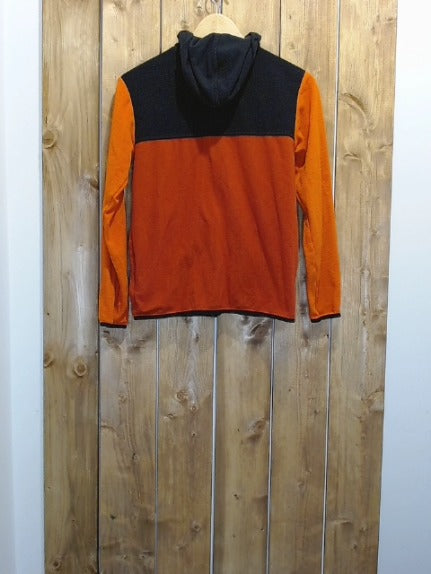 Black and Orange The North Face Children 6-10 Top, Large