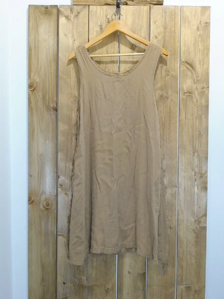 Tan Picture Organic Adult Women Top, XL