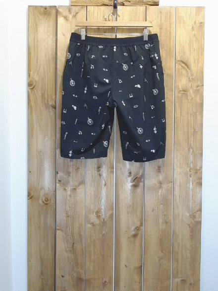 Black with Design Maloja Adult Men Bottom, Medium