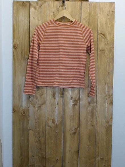 Striped peach Youth MEC Children 6-10 Top, Youth 12