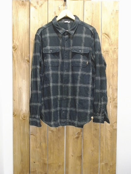 Green and Black Check Tentree Adult Men Top, XL