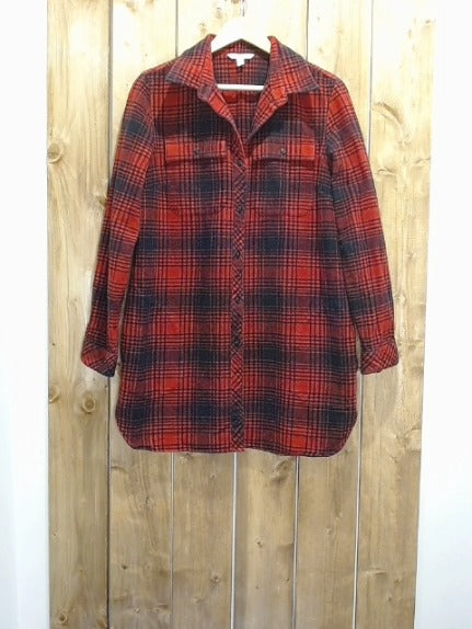 Black and Red LL Bean Adult Women Dress, Medium