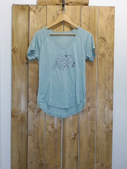 Green Tentree Adult Women Top, Medium