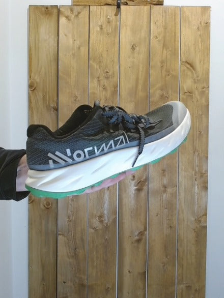 Green and White Nnormal Adult Men Footwear, 11