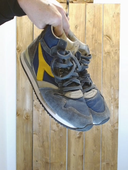 Blue and Yellow Diadora Adult Men Footwear, 11