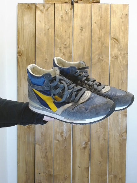 Blue and Yellow Diadora Adult Men Footwear, 11