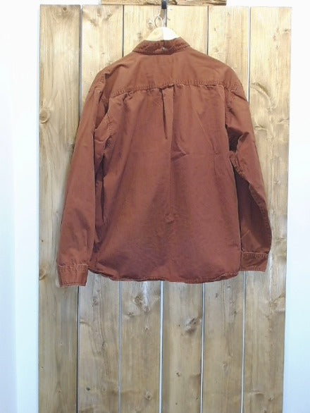 Rust Brown Columbia Adult Men Top, Large