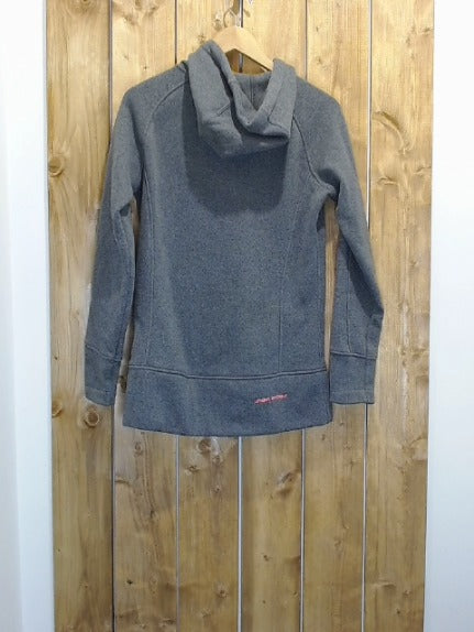 Grey with Pink Trim UnderArmor Adult Women Top, Medium