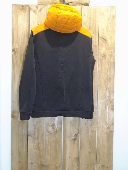 Orange and Black Black Yak Adult Men Outerwear, Medium
