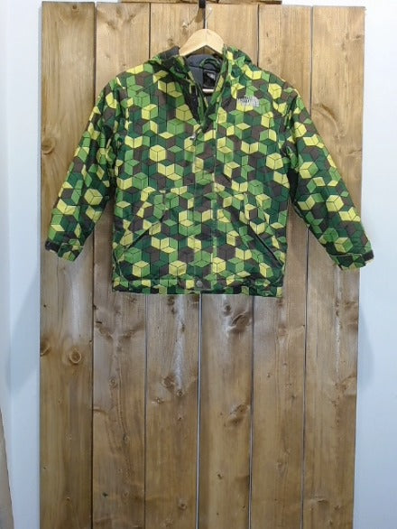 Green/Yellow Youth The North Face Children 6-10 Outerwear, Youth 7/8