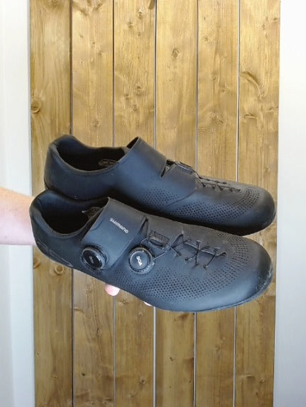Black ( 2 Tighten ) Shimano Adult Men Footwear, 12