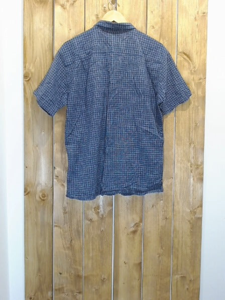 Blue Check Patagonia Adult Men Top, L