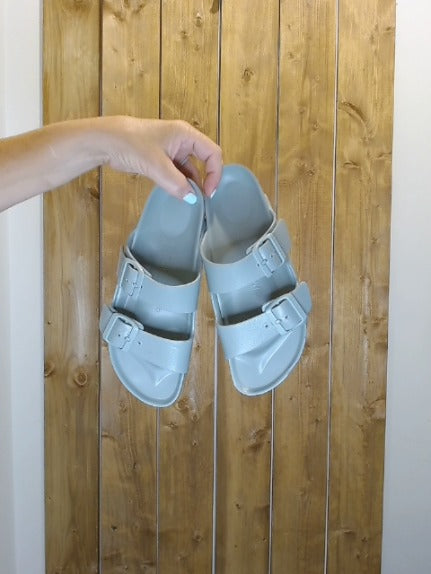Grey Birkenstock Adult Women Footwear, 37