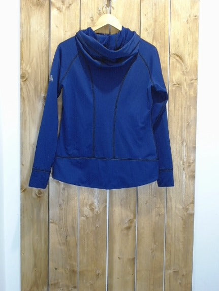 Dark Blue + Black Piping Eddie Bauer Adult Women Top, Large