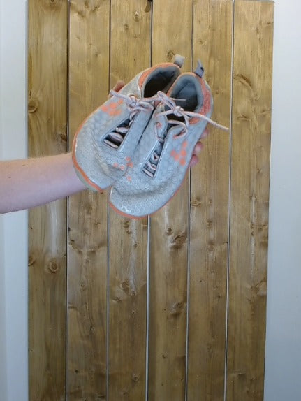 Orange and Grey Vivo Barefoot Adult Women Footwear, 8.5