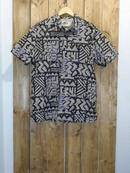 Multi-colour Picture Organic Adult Men Top, Large