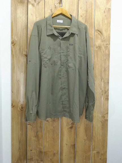 Green Columbia Adult Men Top, 2XL