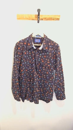 Black Pendleton Adult Men Top, XL