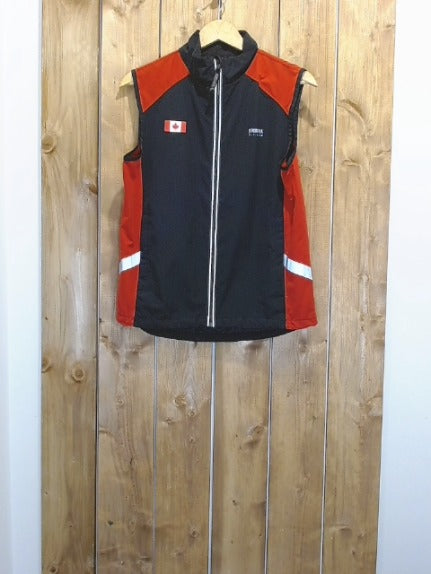 Black and Red Running Room Adult Men Outerwear, XS