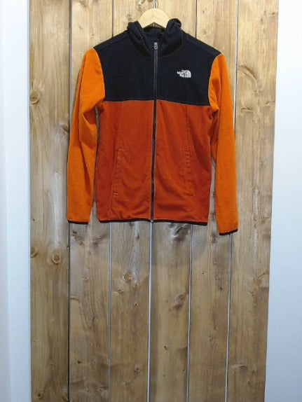 Black and Orange The North Face Children 6-10 Top, Large